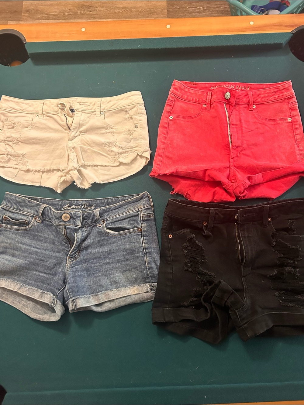 American Eagle Outfitters lot of 4 Jean Shorts